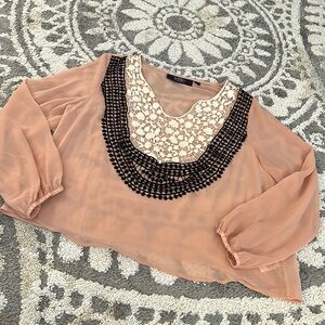 K-Dash by Kardashian blouse, size L EUC!